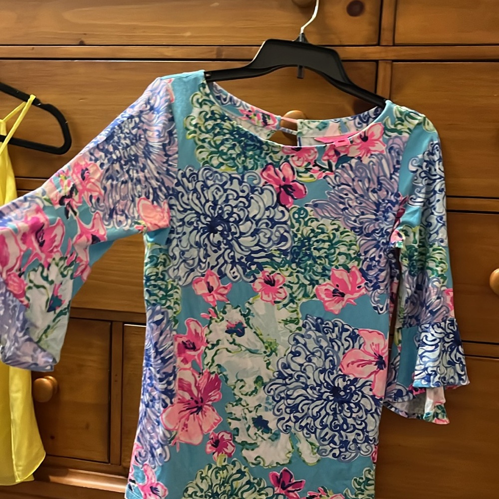 3 - Lilly Pulitzer tops two are smalls - the yellow one is a medium